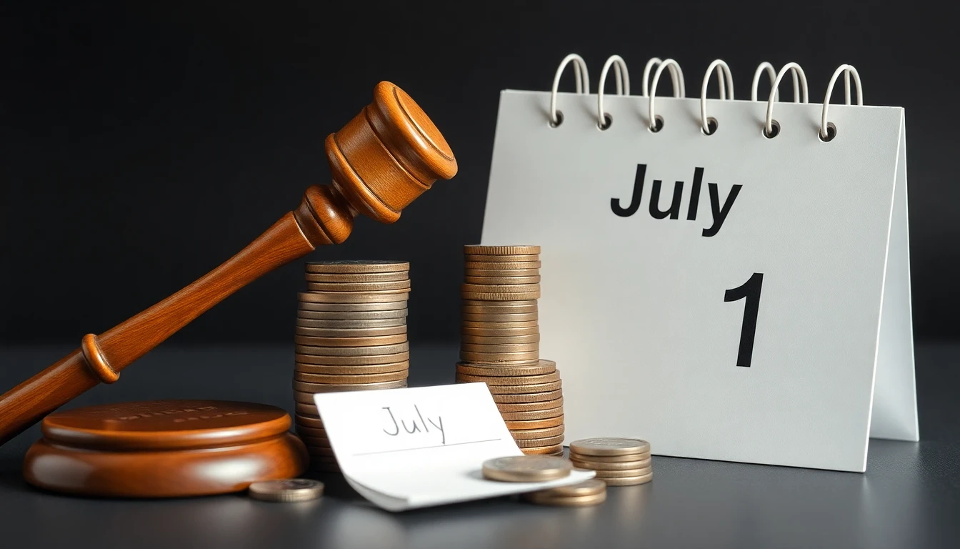 The child support payment will be automatically adjusted with the new minimum wage starting July 1