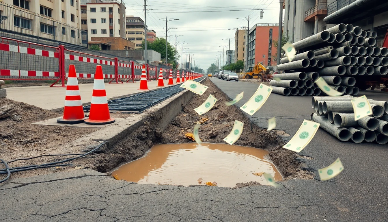 Taxpayers in Asunción pay $4.5 million for unfinished drainage works