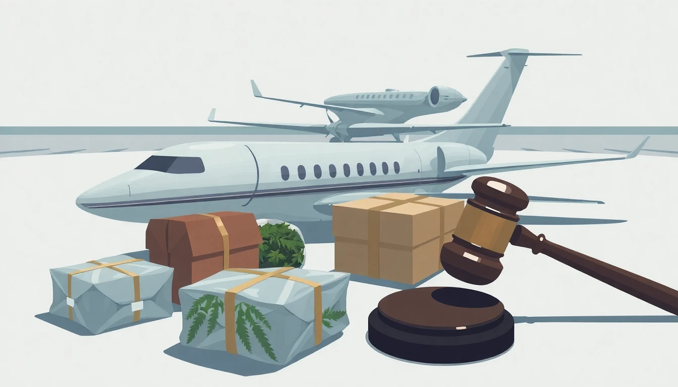 Prosecutor Cubilla leads inspection of jet carrying 261 kg of marijuana in Paraguay
