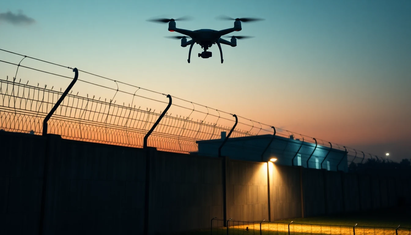 Drones were spotted flying over the Minga Guazú prison following a recent escape attempt