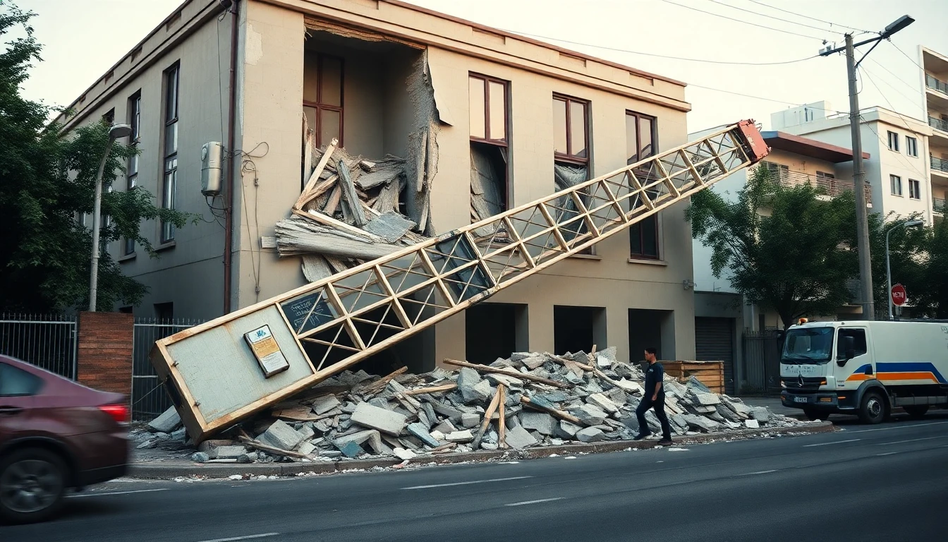 Dance Studio in Asunción Hit by Falling Construction Structure; Municipality Intervenes