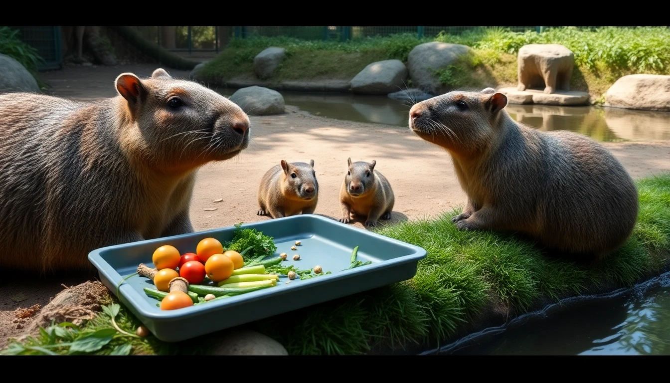 Zoológico de Assunção tem nova ninhada de capivaras e população chega a dez