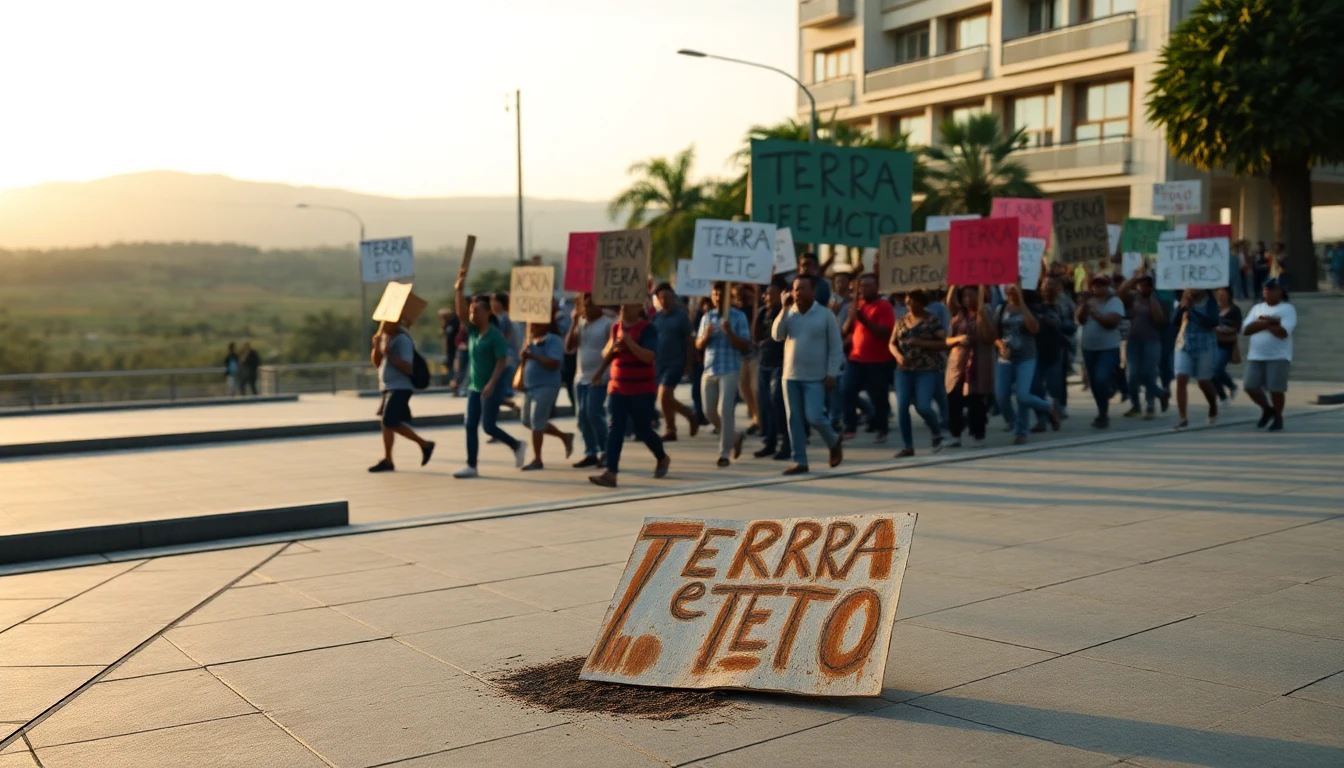 Farmers and Indigenous People March in Asunción for Land Reform and Housing
