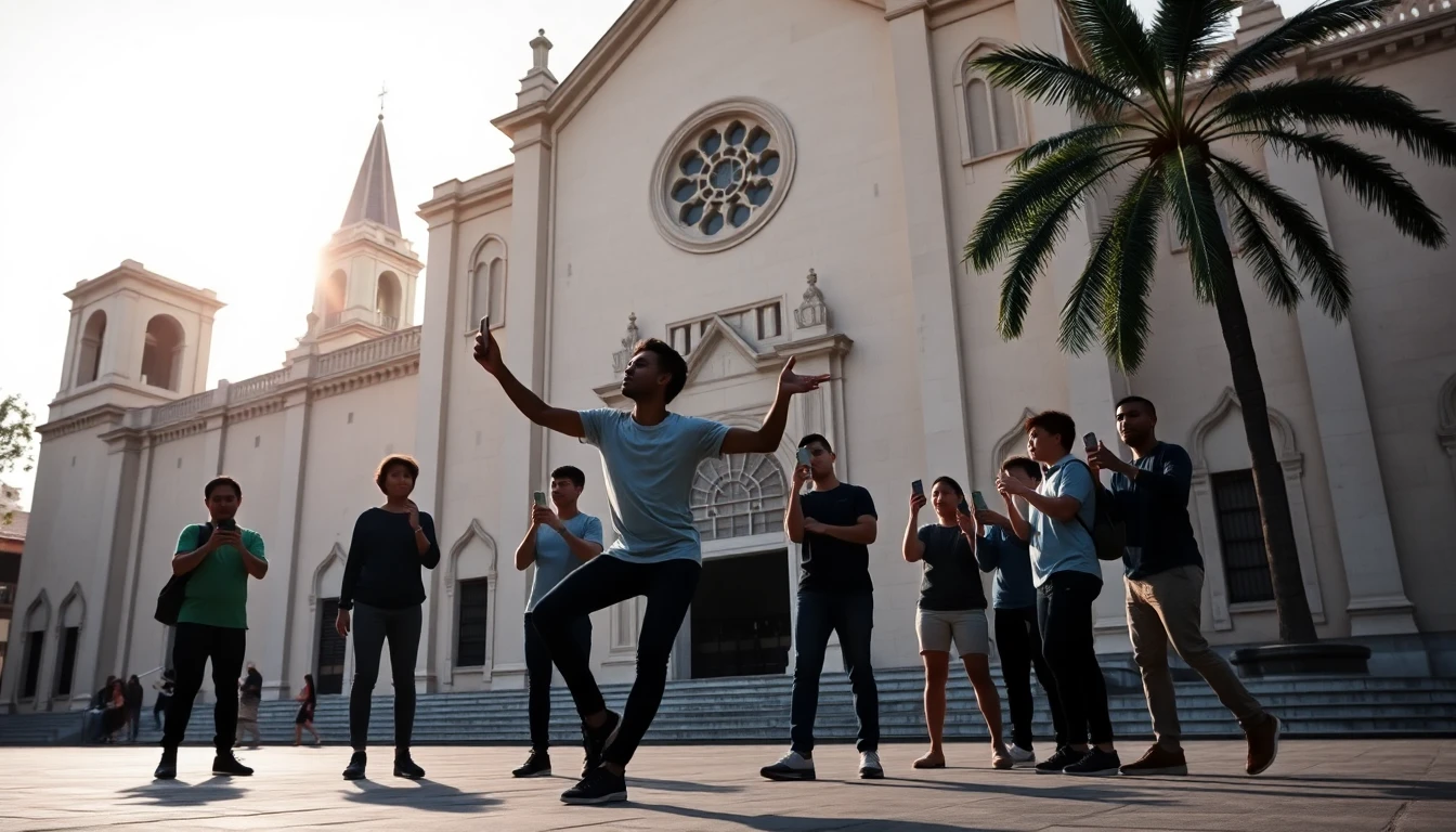 Youth hold first aura farming competition in front of San Lorenzo Cathedral