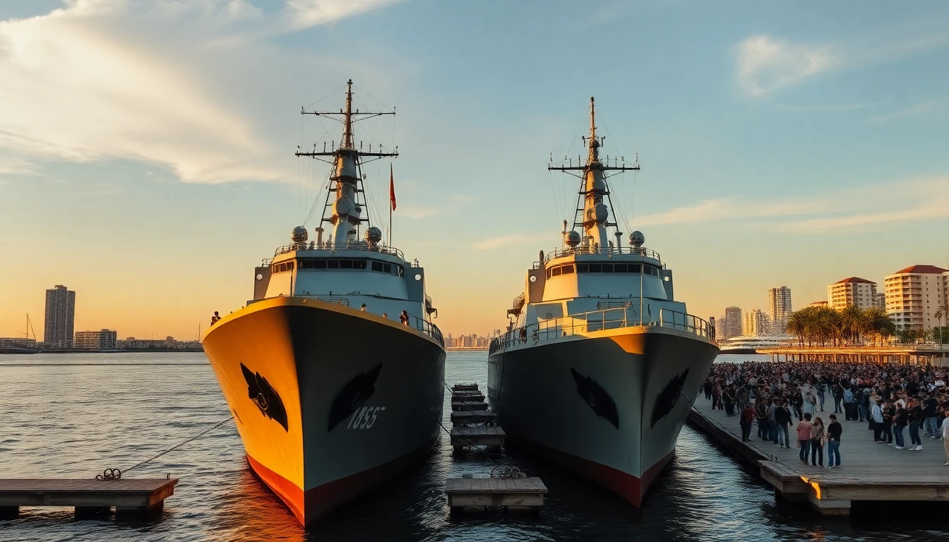 Historic Paraguayan Navy Ships Dock for First Time in Encarnación, Attract Thousands
