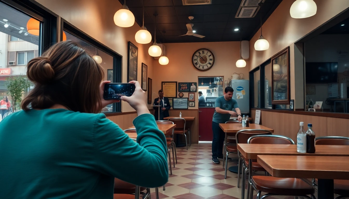 Sara Benítez recounts argument with American after photographing café in Asunción