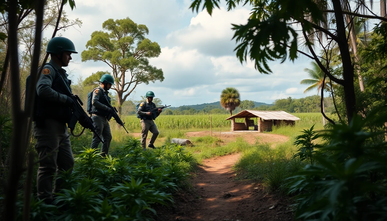 Gemeinsame Operation Paraguay-Brasilien zerstört 222 Hektar Marihuana-Anbau in Canindeyú und Caaguazú