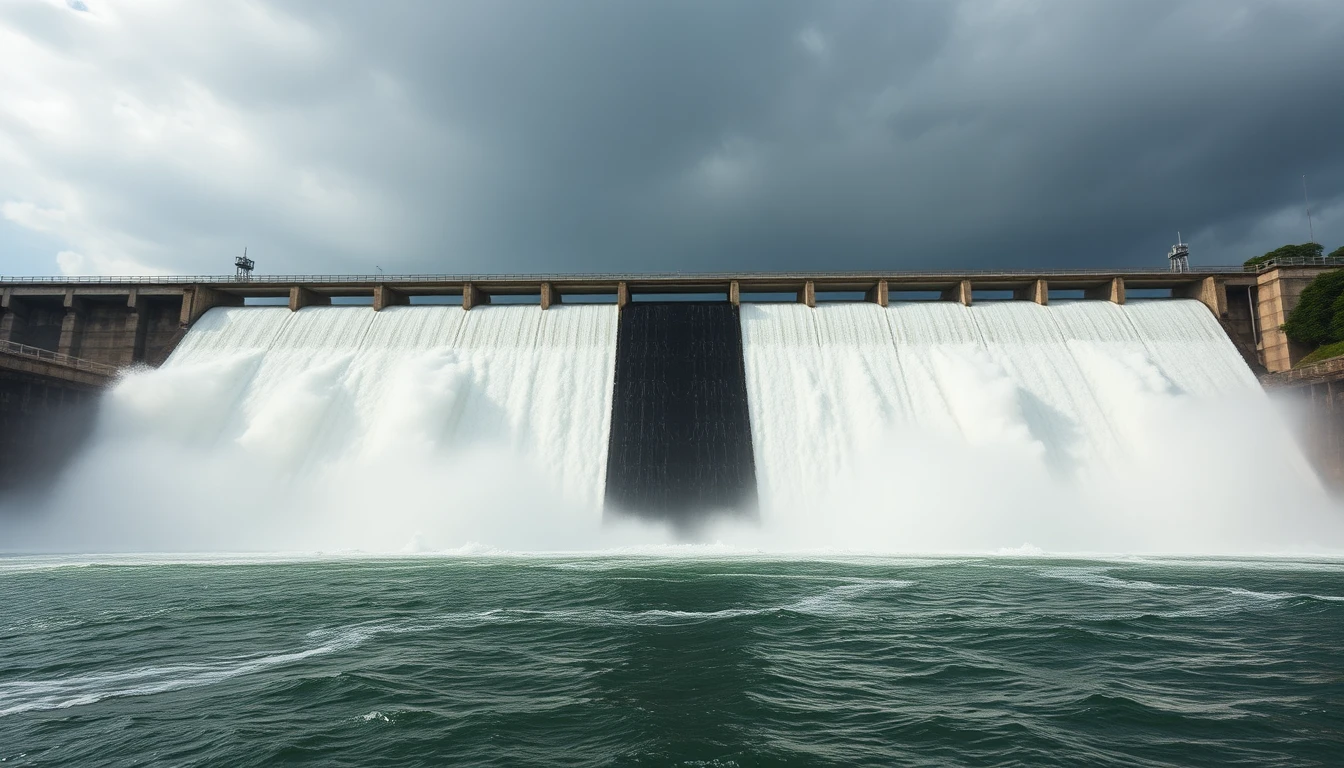 Itaipu opens spillway to release excess water after increased rainfall