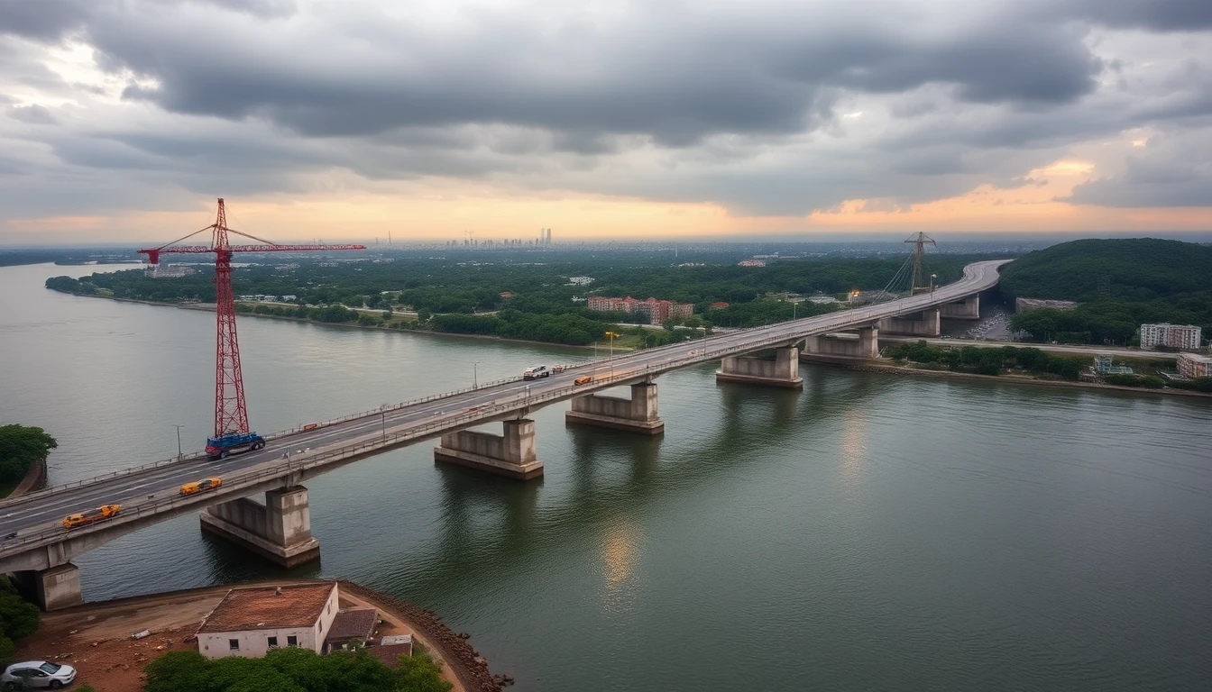 Acessos ao Puente de la Integración encarecem 15,23%, e ponte sobre o Monday chega a 45% de execução