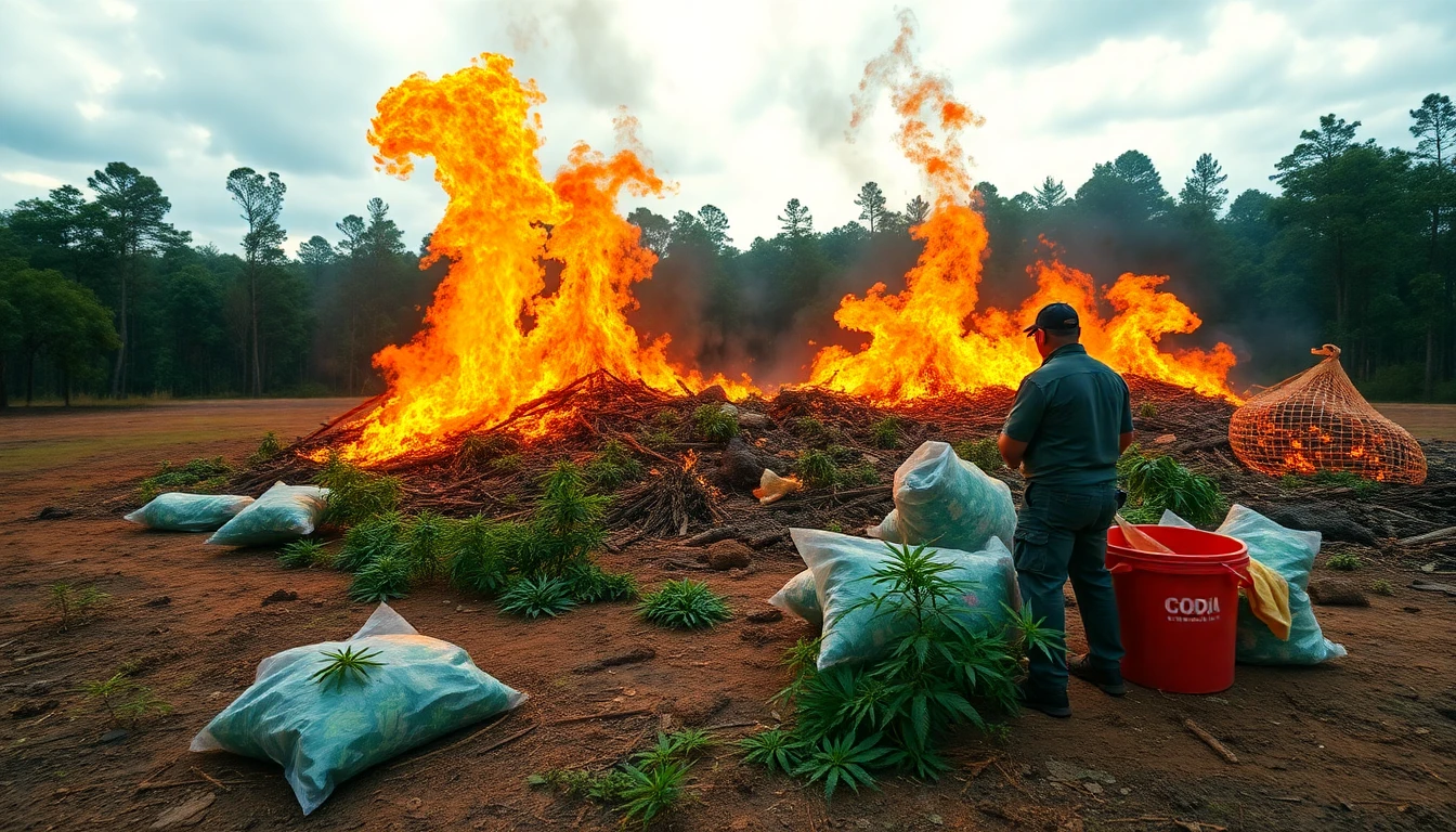 Paraguay incinerates 40 tons of marijuana seized in Paso Bravo National Park
