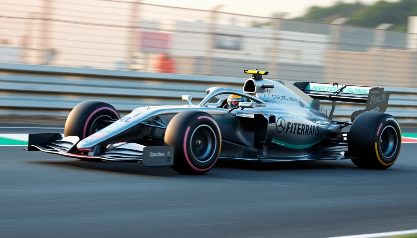 Duerksen drives Mercedes F1 car