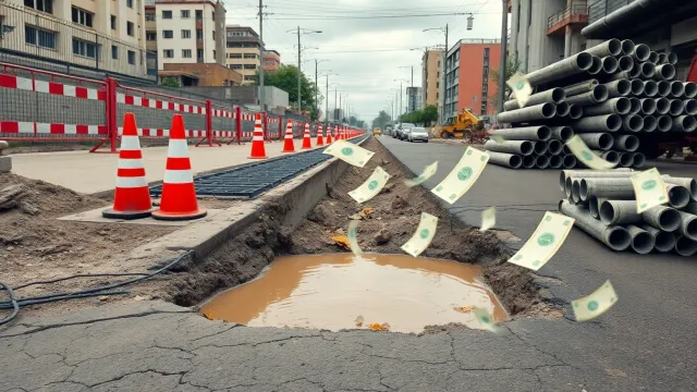 Taxpayers in Asunción pay $4.5 million for unfinished drainage works