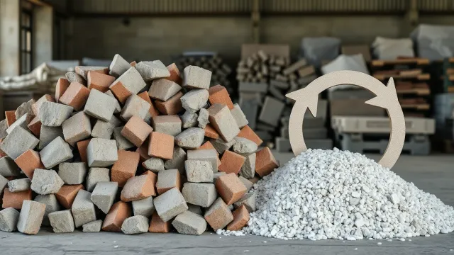 Paraguayan project funded by Conacyt turns construction rubble into recycled raw material