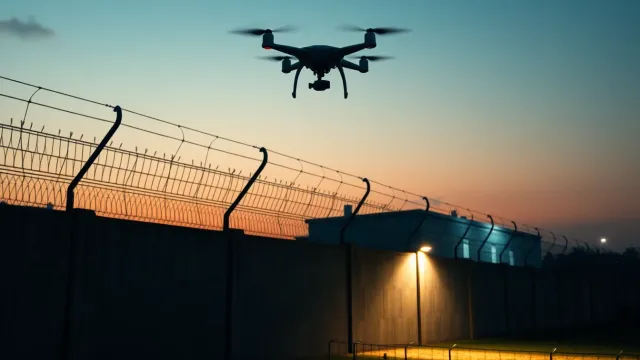 Drones were spotted flying over the Minga Guazú prison following a recent escape attempt