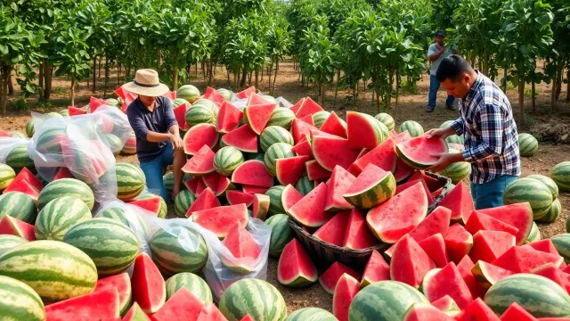 Paraguay Produces 65,000 Tons of Watermelon and Projects Growth for 2024