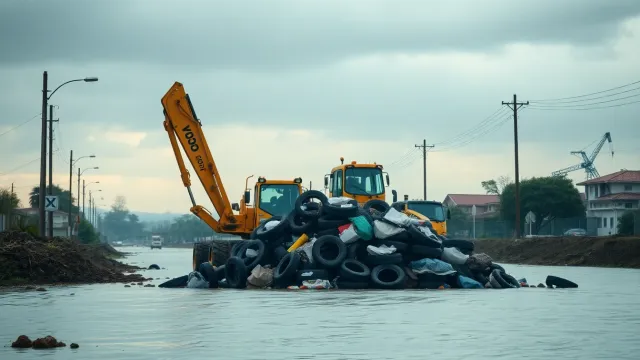 Paraguayan Armed Forces clear San Lorenzo stream to prevent El Niño flooding