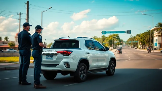 Police seize luxury pickup truck stolen in Brazil during operation in Paraguay