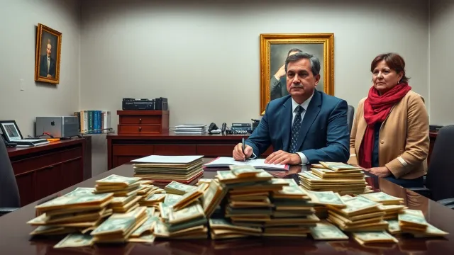 The mayor of San Estanislao, Agustín Ovando, has once again been charged with embezzling G. 1.85 billion