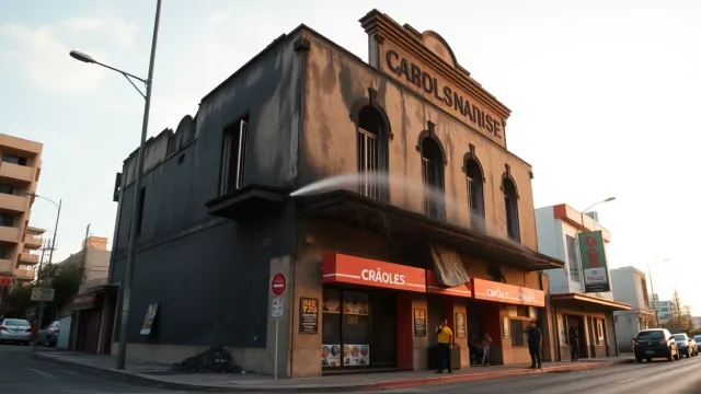 Fire destroys 70% of the Nápoles nightclub in Asunción