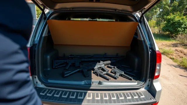 The Paraguayan National Anti-Drug Secretariat (SENAD) arrested a Paraguayan police officer transporting 20 assault rifles to Brazil in Alto Paraná