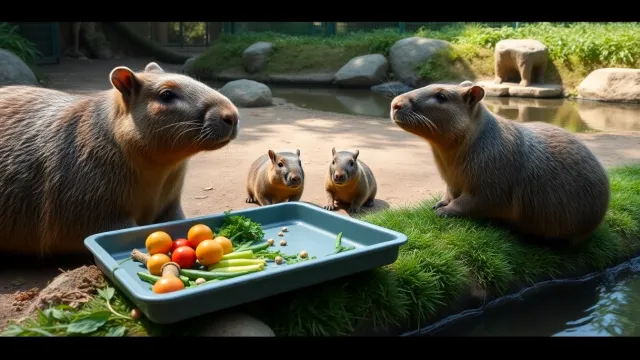 Asunción Zoo Welcomes New Capybara Litter, Population Reaches Ten