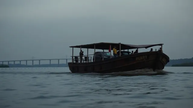 Itaipu rehabilitates bridge on PY07 while 400 families use precarious ferry in Alto Paraná