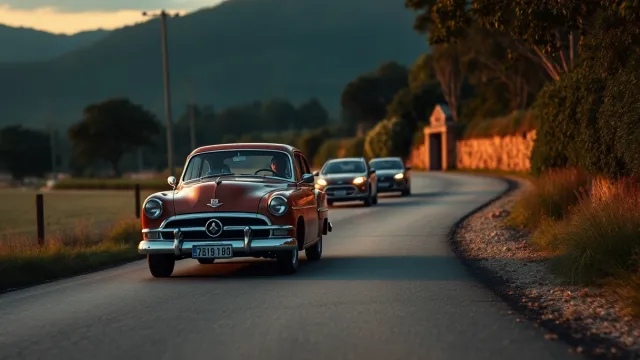 Paraguayan antique car club promotes regularity rally on the Jesuit Route