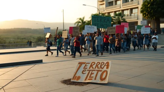 Farmers and Indigenous People March in Asunción for Land Reform and Housing