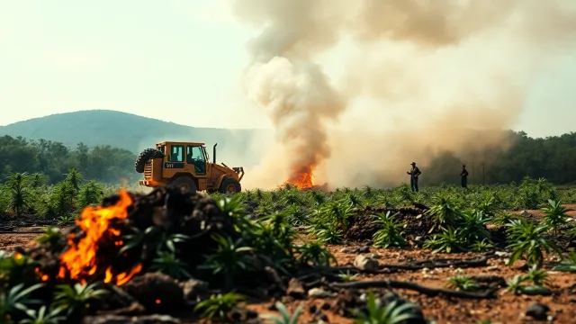 Joint operation destroys 436 tons of marijuana in Paraguay's natural reserves