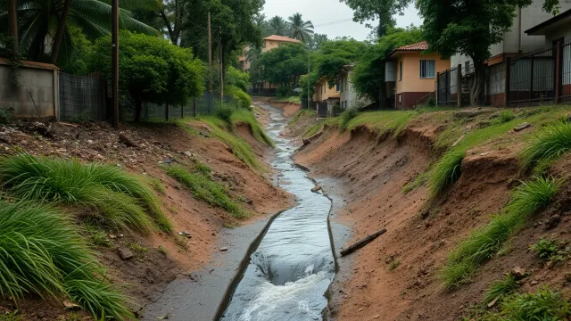 Lambaré city government notifies families along stream to leave preventively amid climate risks