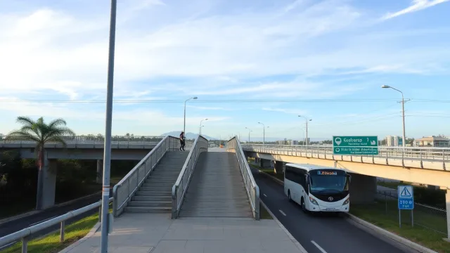 Pedrozo footbridge elevators removed, leaving accessibility unresolved