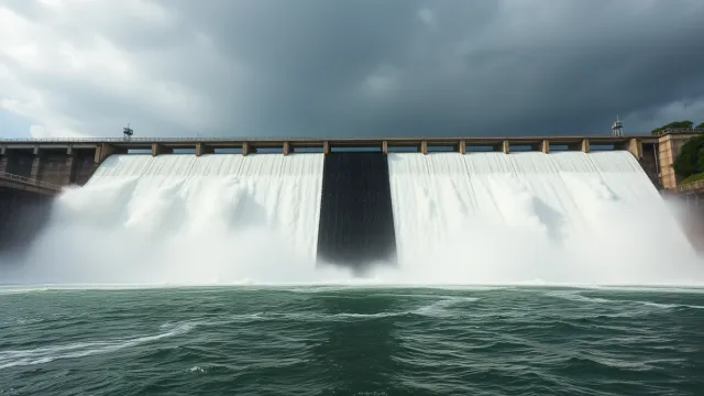 Itaipu opens spillway to release excess water after increased rainfall