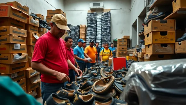 Shoe manufacturers protest in Ypacaraí against Chinese imports and ask DNIT for an investigation
