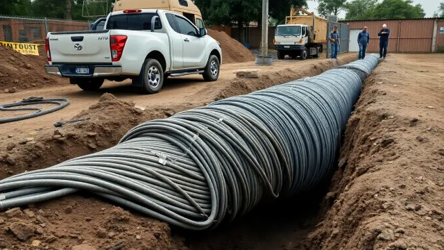 Three Copaco employees detained for removing 300 meters of cable in Paraguay