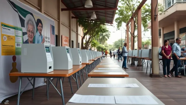 Paraguay prepares 14,711 polling stations with voting machines and preliminary results transmission at 5:45 p.m