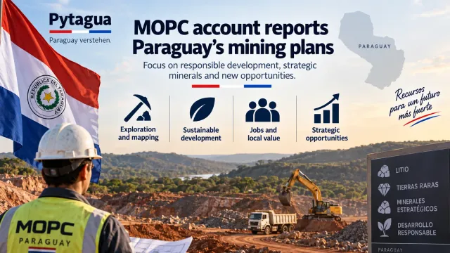 MOPC-Bericht schildert Bergbaupläne Paraguays
